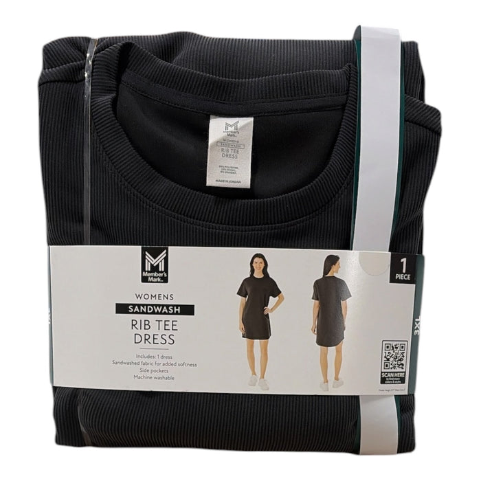 Member's Mark Women's Short Sleeve Sandwash Dress