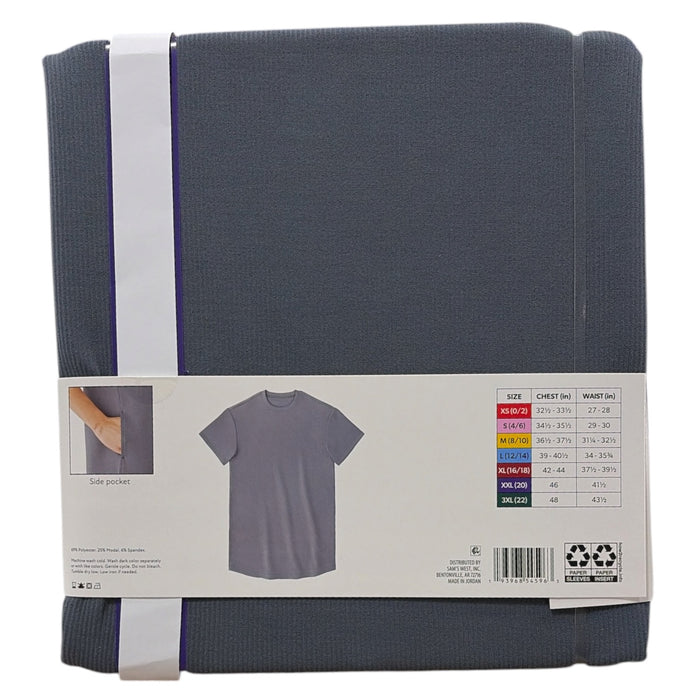 Member's Mark Women's Short Sleeve Sandwash Dress