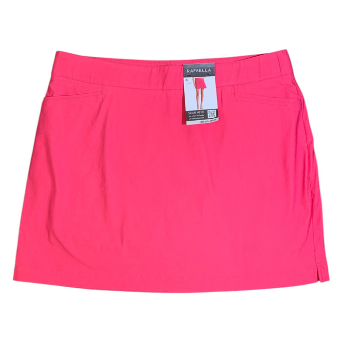 Rafaella Women's Stretch Skort with Pockets, Classic Fit, Mid-Thigh, Plus Size