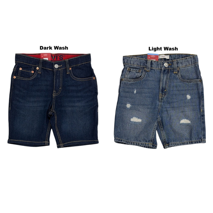Levi's Boys 511 Adjustable Waist Mid Rise Denim Short