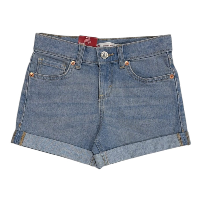 Levi's Girls Adjustable Waist Mid Rise Denim Short