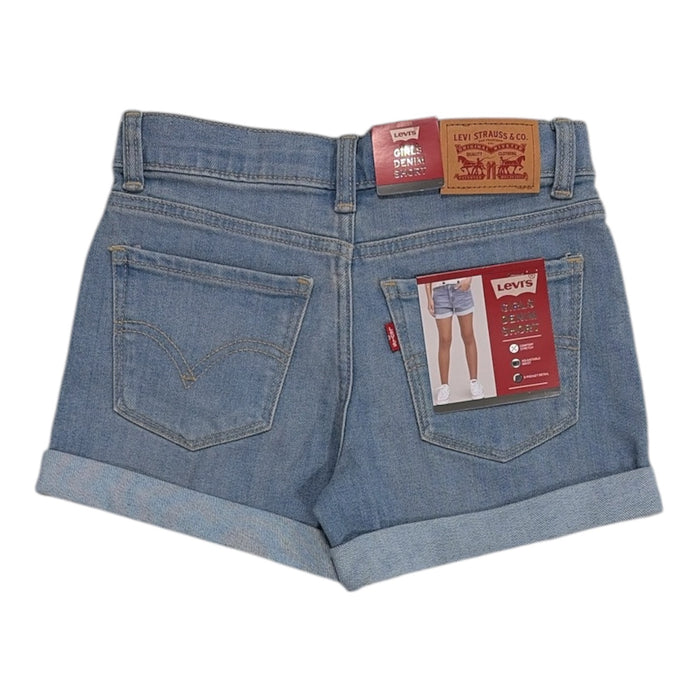 Levi's Girls Adjustable Waist Mid Rise Denim Short