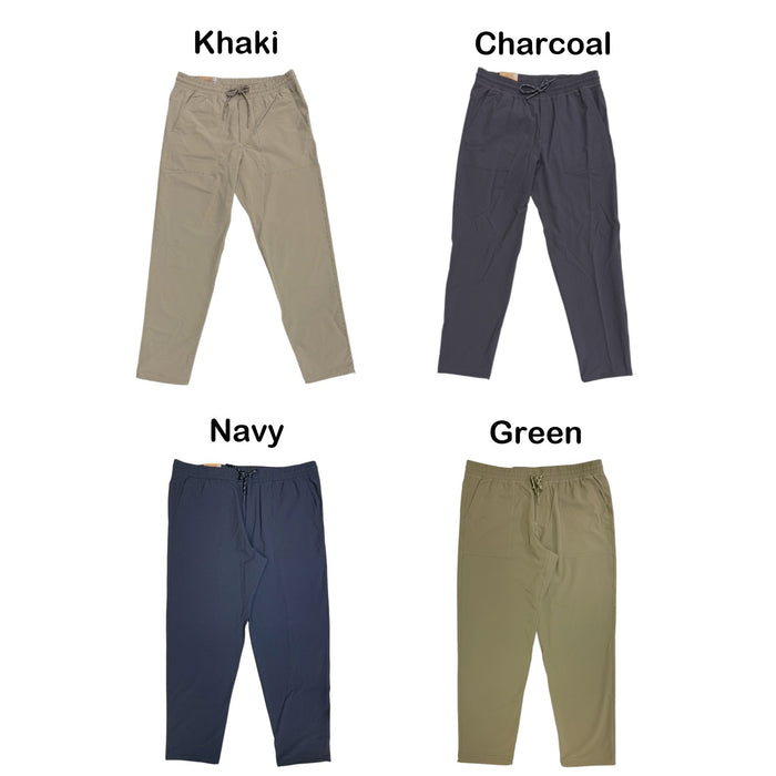 Eddie Bauer Mens Active Fit Pull-On Stretch Fabric Trail Pant