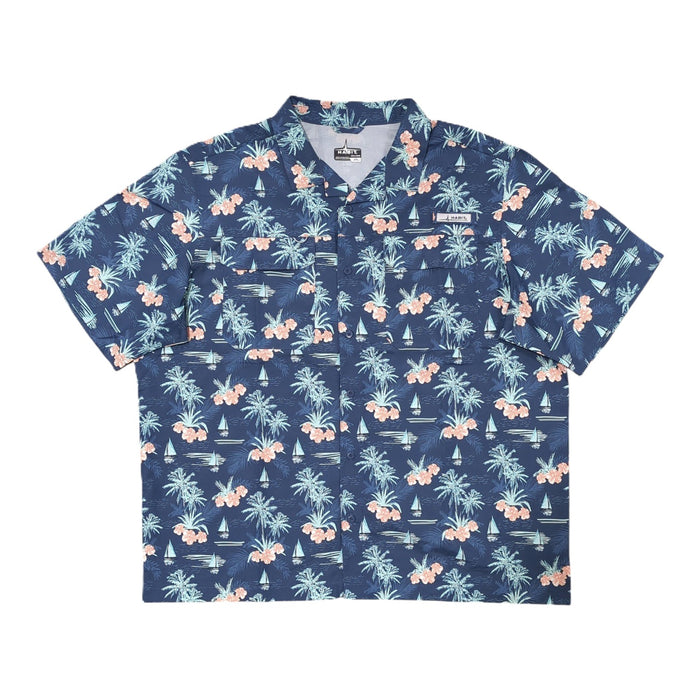 Habit Men's Short Sleeve 50+ UPF Camp Fishing Shirt