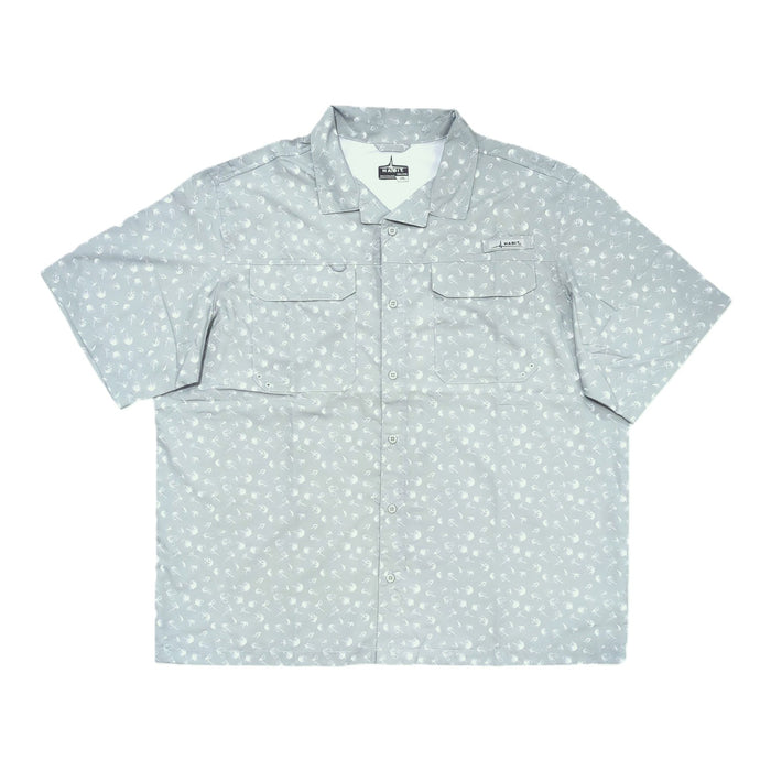 Habit Men's Short Sleeve 50+ UPF Camp Fishing Shirt
