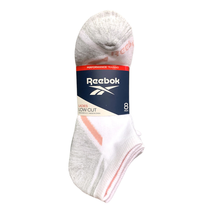 Reebok Women's 8-Pack Cushion Low-Cut Sock, One Size