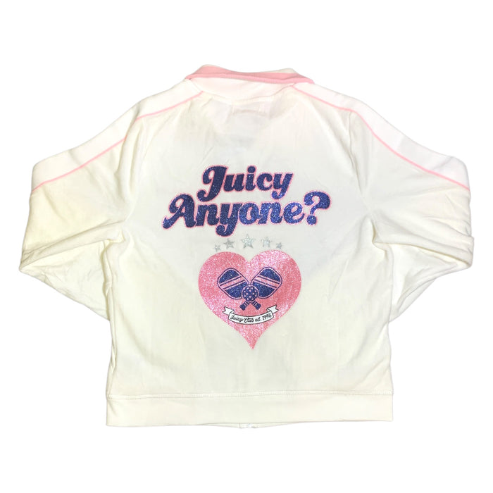 Juicy Couture Women's Cotton Velour Pickleball Jacket