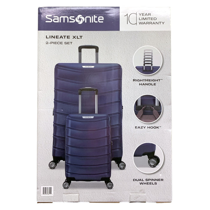 Samsonite Lineate XLT Lightweight Polycarbonate Hardside 2-Piece Luggage Set