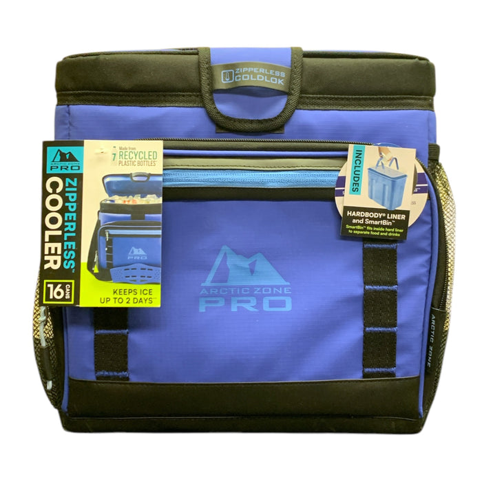 Arctic Zone Pro 16 Can Zipperless Cooler with Hardbody Liner and Smartbin