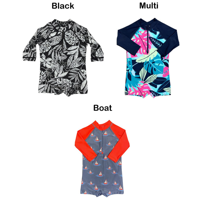 Member's Mark Baby Boys UPF 50+ Rashguard One-Piece Swimsuit