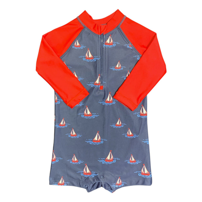 Member's Mark Baby Boys UPF 50+ Rashguard One-Piece Swimsuit