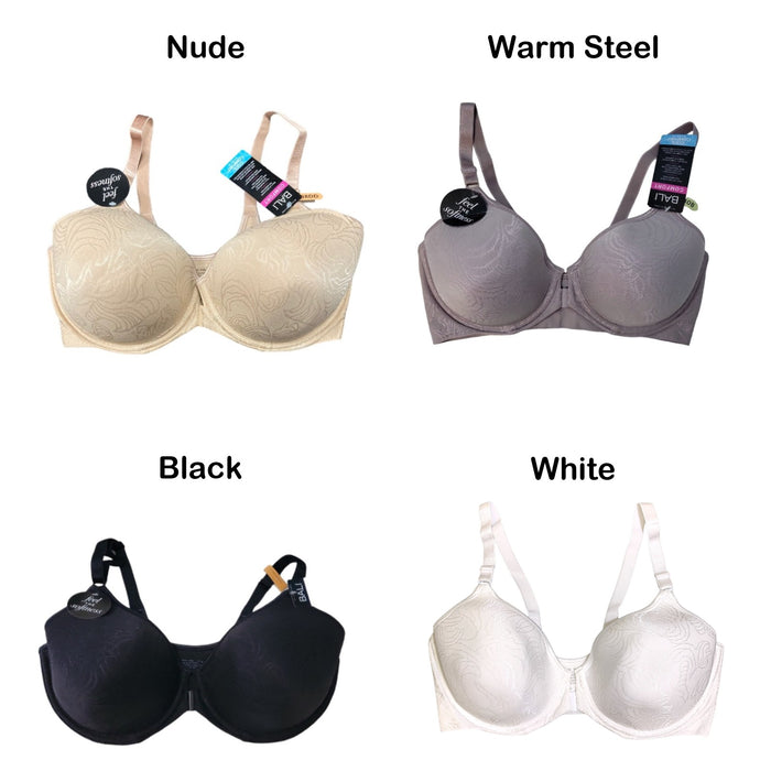 Bali Women's Cool Comfort Revolution Back Smoothing Full Coverage Underwire Bra