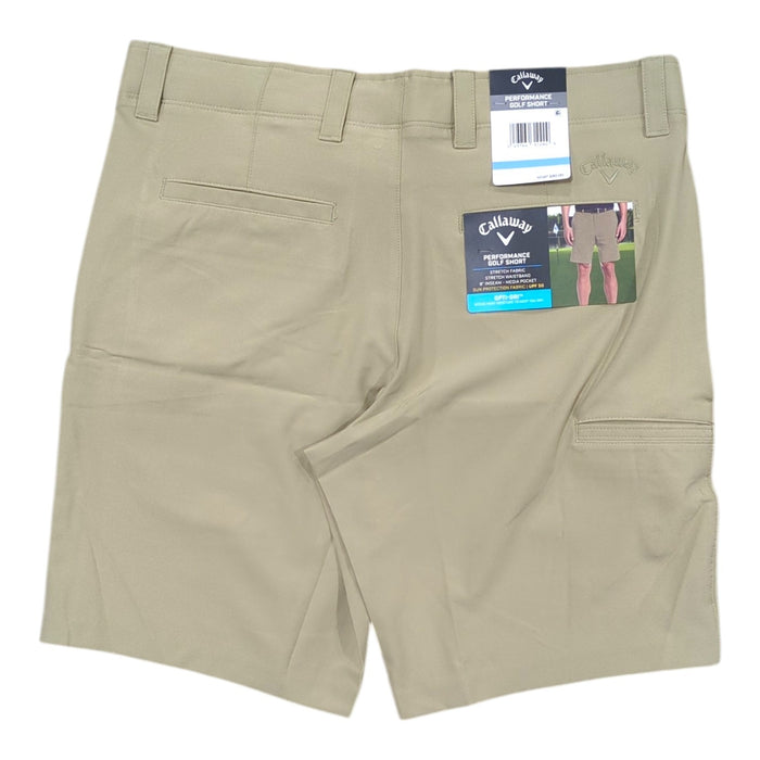Callaway Mens Stretch Performance Regular Fit Opti-Dri Golf Shorts