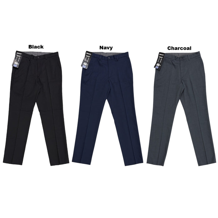 DKNY Men's Lightweight Modern Fit Wrinkle Resistant Performance Dress Pant
