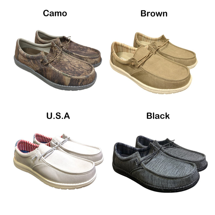 Eddie Bauer Men's Lightweight & Breathable Corbett Canvas Loafer