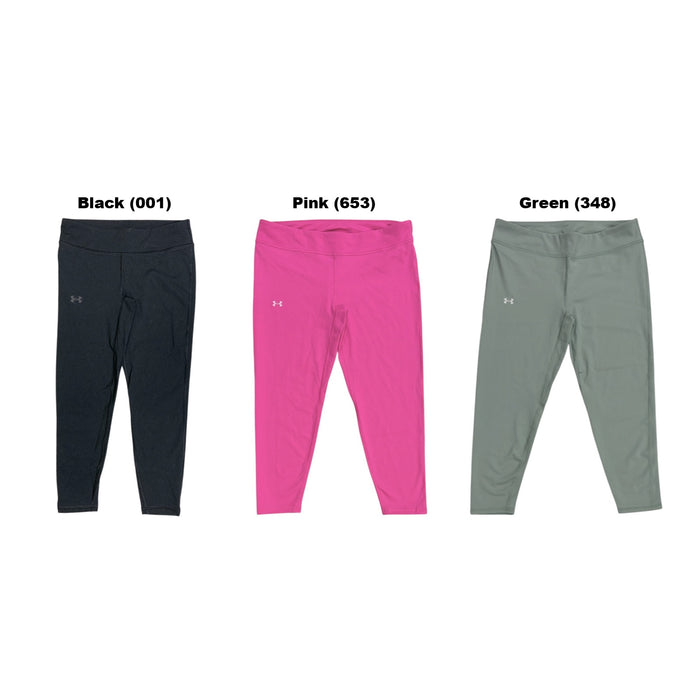 Under Armour Girl's UA Motion Ankle Crop Leggings, Fitted, Four-Way Stretch