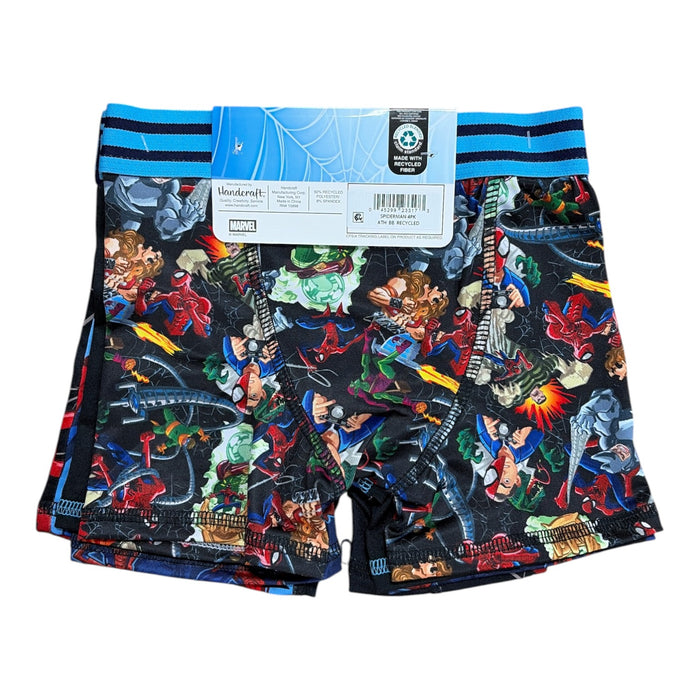 Handcraft Boy's Lightweight Breathable Character Stretch Fit Boxer Briefs, 4pk
