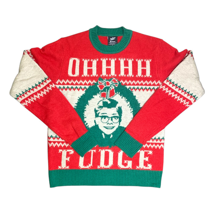 Licensed Men's Holiday Crewneck Sweater, Relaxed Fit, Easy Care