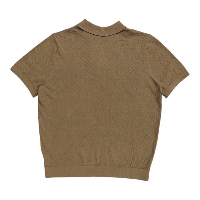 Express Men's Soft Knit Short Sleeve Quarter Zip Sweater Polo