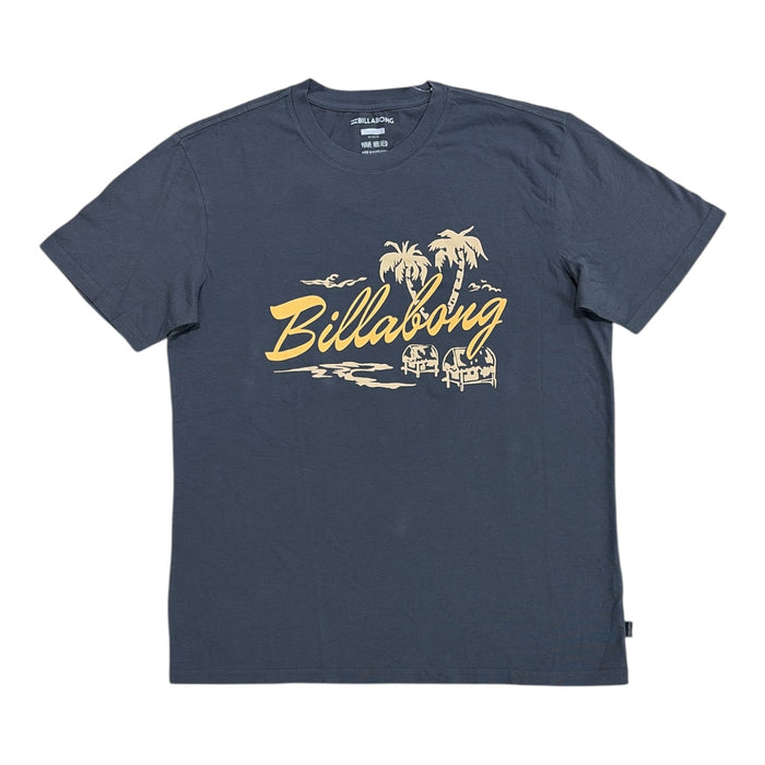 Billabong Men's Lived In Washed Look Graphic Cotton Short Sleeve T-Shirt