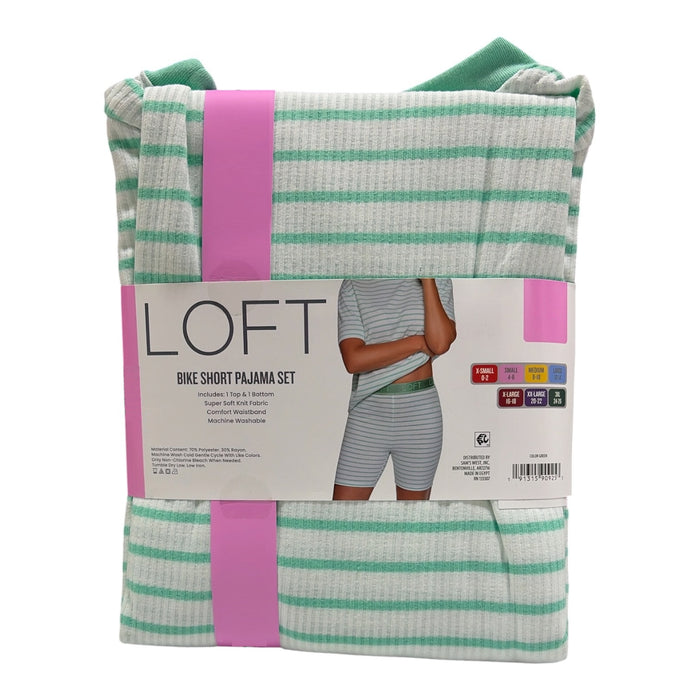 LOFT Women's 2-Piece Bike Short Pajama Set