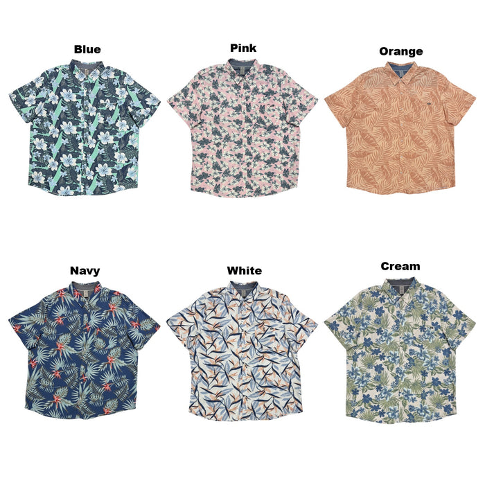 Hurley Men's Lightweight Regular Fit Short Sleeve Boardwalk Button-Up Shirt