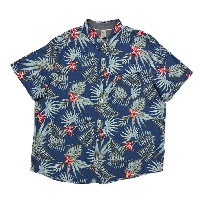 Hurley Men's Lightweight Regular Fit Short Sleeve Boardwalk Button-Up Shirt