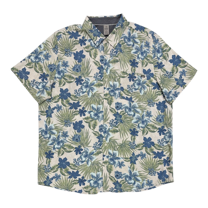 Hurley Men's Lightweight Regular Fit Short Sleeve Boardwalk Button-Up Shirt