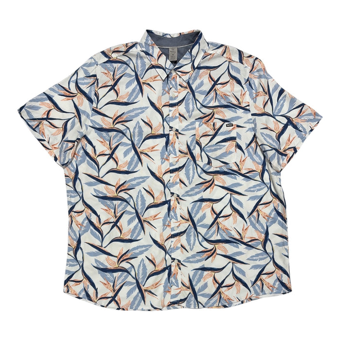 Hurley Men's Lightweight Regular Fit Short Sleeve Boardwalk Button-Up Shirt
