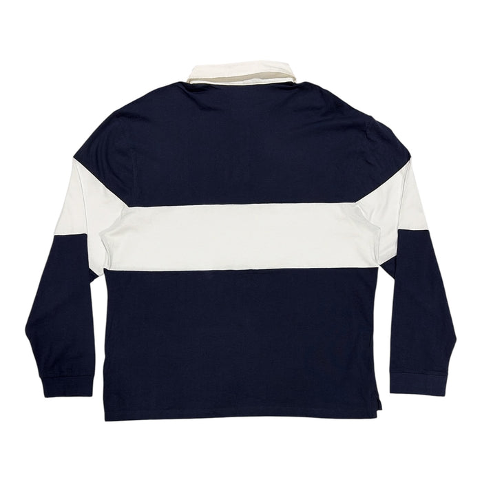 Gap Men's Long Sleeve Classic Fit 100% Cotton Rugby Polo Shirt