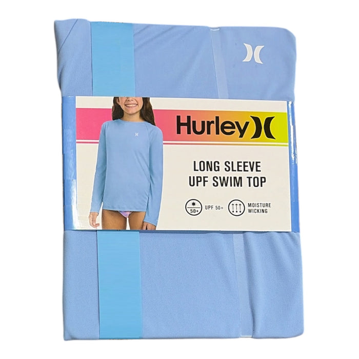 Hurley Girls Standard Fit Moisture Wicking UPF 50+ Long Sleeve T-Shirt