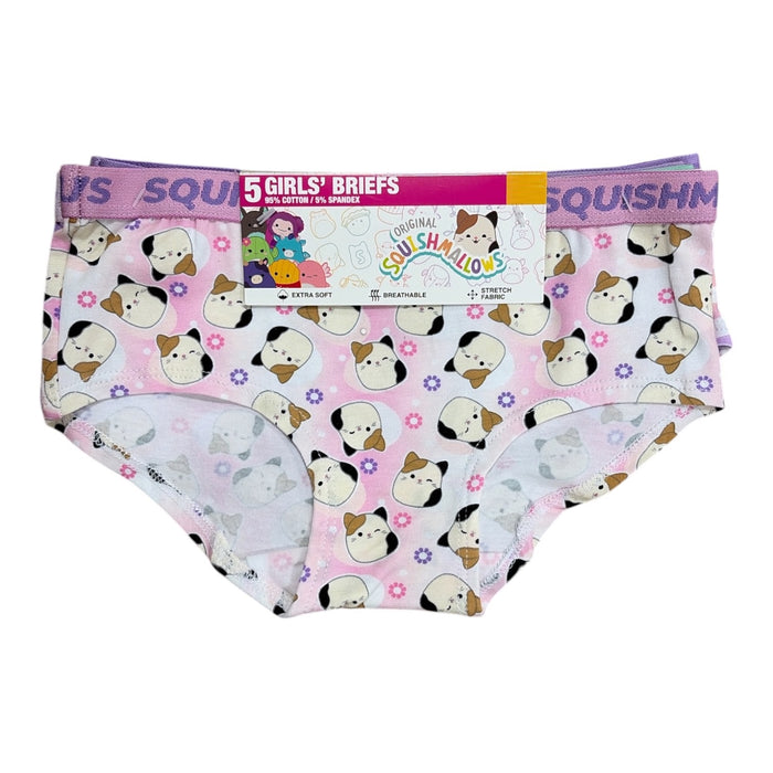 Handcraft Girl's Soft & Breathable Cotton Spandex Character Briefs, 5pk