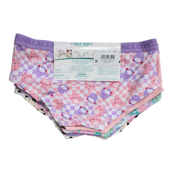 Handcraft Girl's Soft & Breathable Cotton Spandex Character Briefs, 5pk