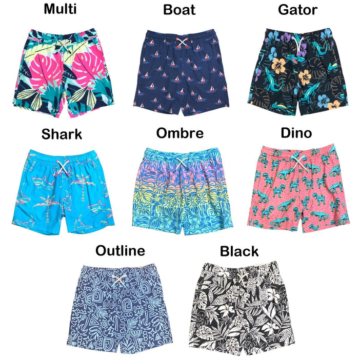 Member's Mark Boy's Resort Swim Trunk with Built-In Liner, 4-Way Stretch