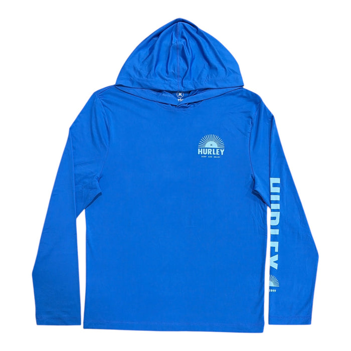 Hurley Men's Regular Fit UPF 50 Sun Protection Hooded Long Sleeve Tee