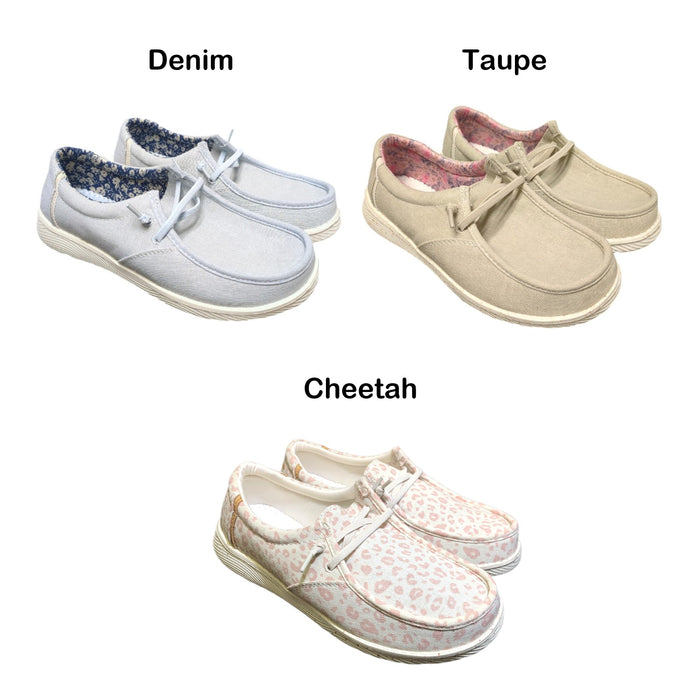 Eddie Bauer Women's Breathable & Lightweight Easy Slip On Canvas Loafer