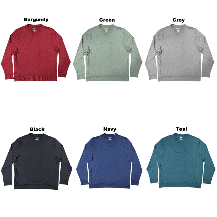 Member's Mark Men's Favorite Soft Long Sleeve Crew Neck Pullover