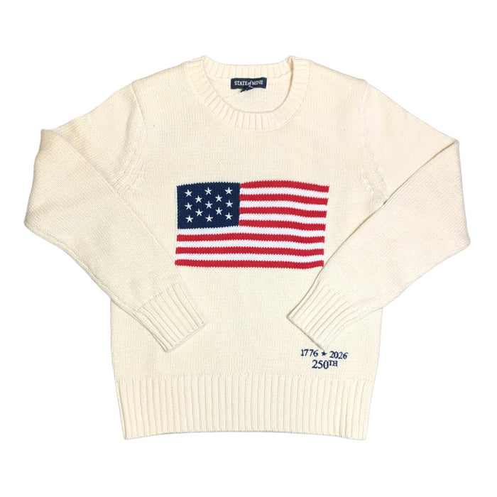 State of Mine Unisex Kid's Patriotic Americana Sweater