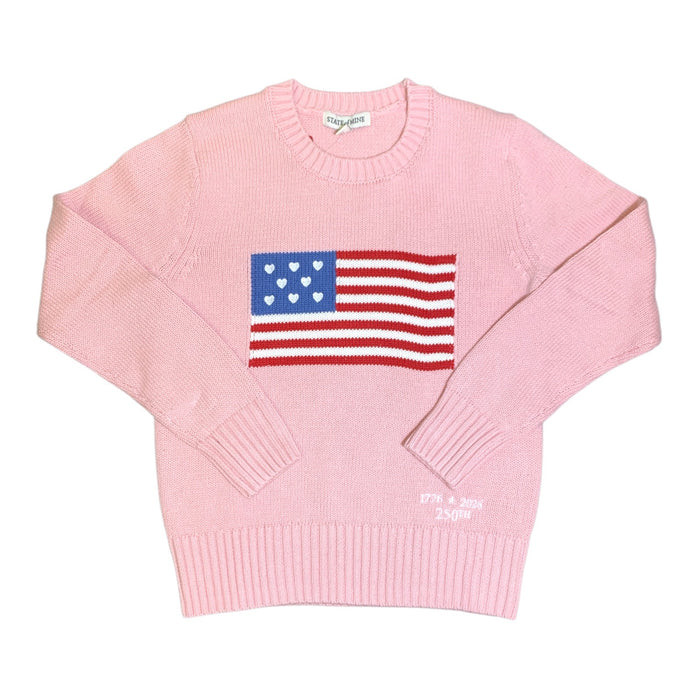 State of Mine Unisex Kid's Patriotic Americana Sweater
