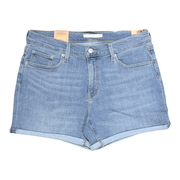 Levi's Women's Mid-Length Slim Fit 5 Pocket Stretch Denim Short