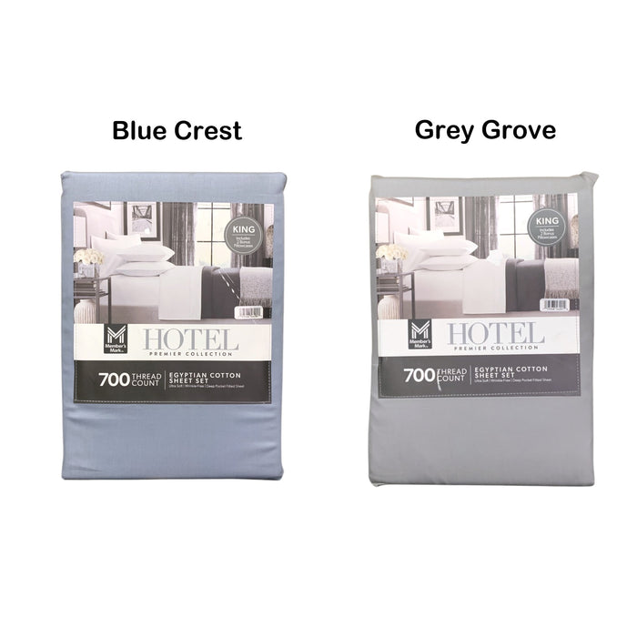 Member's Mark Hotel Premier Collection 700TC Egyptian Cotton Sheet Set, King