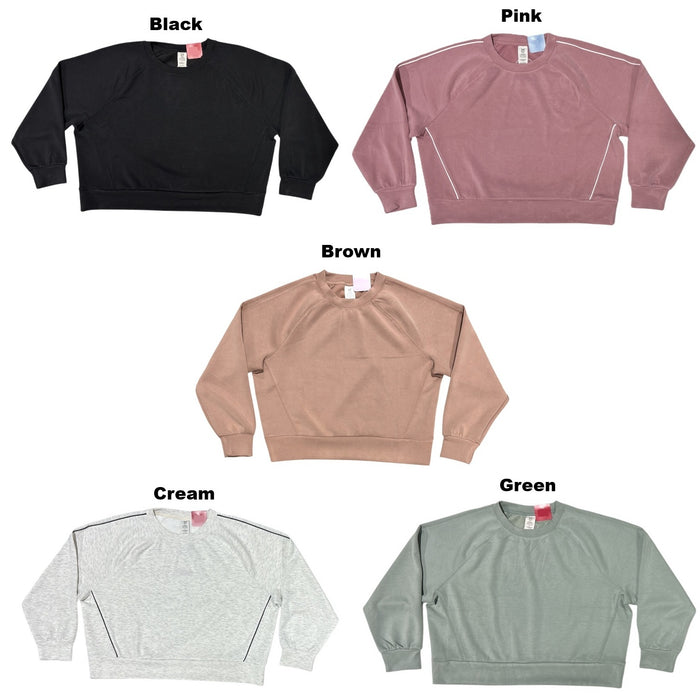 Member's Mark Womens Sandwash Crewneck Regular Fit Pullover