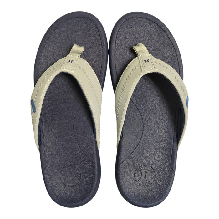 Hurley Men's Padded Strap Wave Non-Slip Outsole Flip-Flop