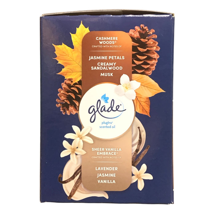 Glade PlugIns Scented Oil Warmers & 9 Refills – 5 Scent Options