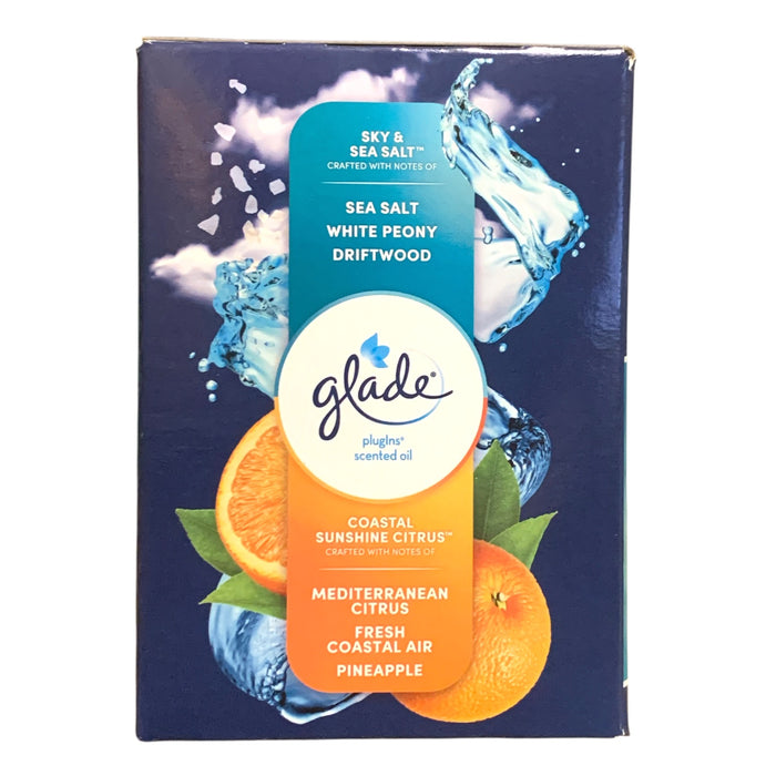 Glade PlugIns Scented Oil Warmers & 9 Refills – 5 Scent Options