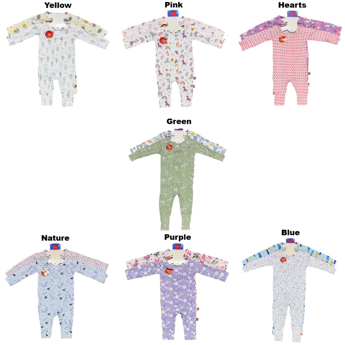 Magnetic Me Baby Convertible Magnetic Closure Sleep & Play, 2pk