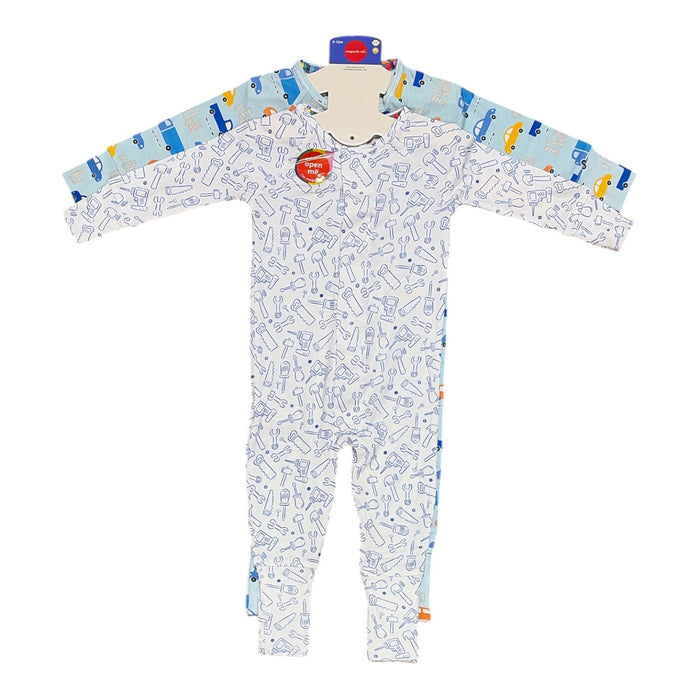 Magnetic Me Baby Convertible Magnetic Closure Sleep & Play, 2pk
