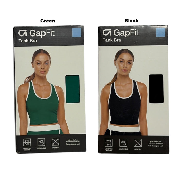 GapFit Women's Lightweight Comfortable Support Athletic Fit Tank Bra