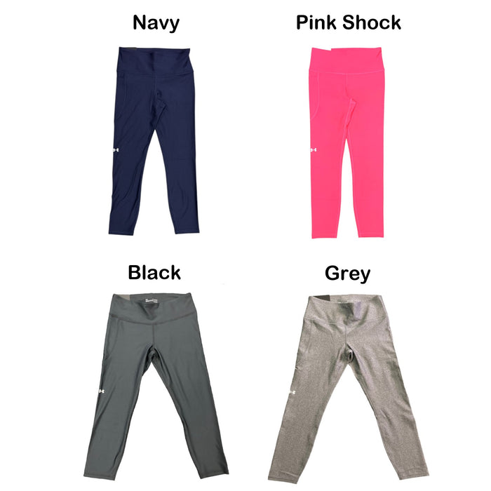 Under Armour Women's HeatGear Armour Hi-Rise Ankle Crop Leggings