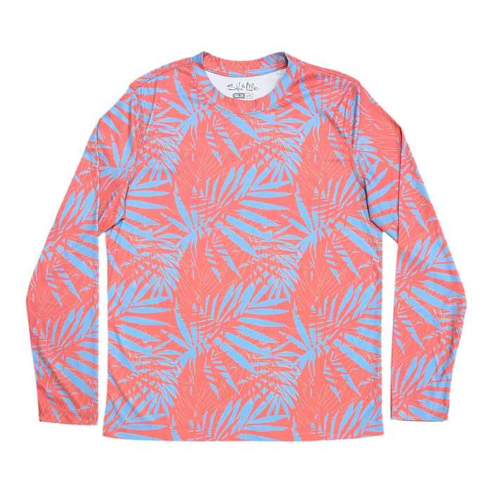 Salt Life Women's Long Sleeve Regular Fit Lightweight Crew Neck UV Logo Tee